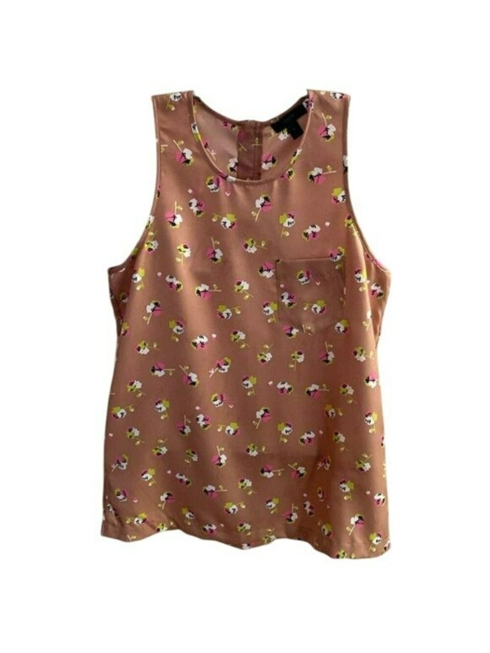 J.Crew Floral Print Sleeveless Top Size 2
